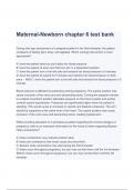 Essentials of Maternal-Newborn chapter 6 test bank |Latest Updated Study Guide