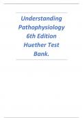 Understanding Pathophysiology 6th Edition Huether Test Bank&period;&period;pdf