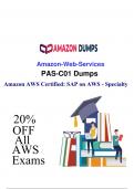 PAS-C01 Dumps: Your Ticket to SAP on AWS - Specialty Exam Success