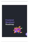 frontend developer roadmap