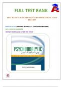 TEST BANK FOR CENTURY PSYCHOTHERAPIES LATEST EDITION