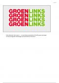 Presentatie GroenLinks 