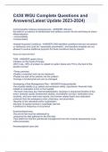 C430 WGU Complete Questions and Answers&lpar;Latest Update 2023-2024&rpar;