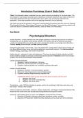 PSU Psych 100 Exam 4 Final Study Guide