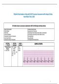 Rhythm Strip Samples to help with ACLS Precourse Assessment with Unique Criteria. Heart Block Tricks 2024(A+ RATED )QUESTIONS  WITH VERIFIED ANSWERS