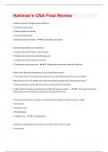 Hartman's CNA Final Review | 734 Questions and Answers(A+ Solution guide)