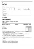 AQA A-level ECONOMICS Paper 3 JUNE 2023 FINAL QUESTION PAPER  Economic Principles and Issues