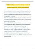 LETRS Unit 7 Assessment Test &lpar;Session 1-6 with all Questions and correct Answers&rpar; latest updated