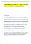 Pesticide Applicator Right of Way questions and answers with complete solutions&period;