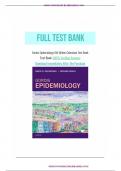 Test Bank for Gordis Epidemiology 6th Edition by David D Celentano: ISBN- ISBN-, A+ guide