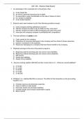 ACC 210 &ndash; Practice Final Exam I Questions and Answers 2024