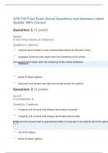 CPS 510 Final Exam Actual Questions and Answers Latest Update 100&percnt; Correct