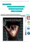 Principles of Anatomy and Physiology, 16th Edition TEST BANK by Gerard J. Tortora, All Chapters 1 - 29, Complete Newest Version