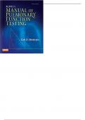 Ruppel’s Manual of Pulmonary Function Testing 10th Edition by Carl Mottram