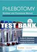 Test Bank For Phlebotomy, 5th - 2020 All Chapters - 9780323642668