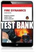 Test Bank For Fire Dynamics 2nd Edition All Chapters - 9780133842708