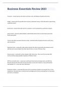 Business Essentials Review 2023