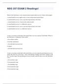NSG 357 EXAM 2 with answers