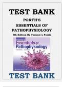 TEST BANK FOR PORTH'S ESSENTIALS OF PATHOPHYSIOLOGY 5TH EDITION BY TOMMIE L NORRIS