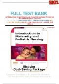 FULL TEST BANK for INTRODUCTION TO MATERNITY AND PEDIATRIC NURSING 7TH EDITION BY LEIFER Questions & Answers 