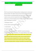 Exam 1 FNP 511 questions and answers graded A&plus; 
