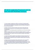 ATI Leadership and Management 