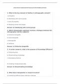 30 Tentamenvragen met Antwoordmodel over Kwalitatieve Onderzoeksmethodologie: Boek Blijenbergh & Myers: MAN-BPRA347