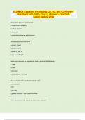 SCNM Q4 Capstone Physiology Q1&comma; Q2&comma; and Q3 Review &vert; Questions with 100&percnt; Correct Answers &vert; Verified &vert; Latest Update 2024