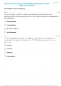 ATI Proctored Assessment Leadership Questions and Answers with 100% correct answers