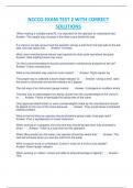 NCCCO EXAM TEST 2 WITH CORRECT SOLUTIONS RATED A&period;