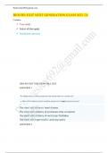 HESI RN EXIT NEXT GENERATION EXAM 2023 &sol;24 QUESTIONS & ANSWERS