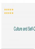 culture and self concept