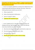 UNIVERSITY OF SOUTH ASIA&comma; LAHORE - CAMPUS 1NURS SFS COMP PREDICTOR B EXAM QUESTIONS AND ANSWERS&period; &lbrack;TOP GRADED A&plus; BEST DEFINITE SUCCESS&rsqb; 