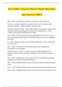 ISA Utility Arborist Master Study Questions and Answers 100%