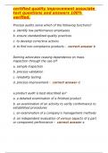 certified quality improvement associate test questions and answers 100&percnt; verified&period;