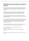 D002 Questions And Answers Graded A&plus; Passed&period;