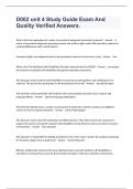 D002 unit 4 Study Guide Exam And Quality Verified Answers&period;