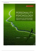 Test Bank for Personality Psychology&comma; Domains of Knowledge About Human Nature&comma; Randy J&period; Larsen&comma; Buss & King&comma; 3rd Canadian Edition &lpar;1&rpar;GRADED A&plus;