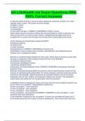 GA Life&sol;Health Ins Exam Questions With 100&percnt; Correct Answers