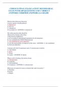 CIDESCO FINAL EXAM LATEST 2023/2024 REAL EXAM WITH 200 QUESTIONS AND C ORRECT ANSWERS (VERIFIED ANSWERS) |A+GRADE