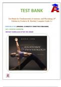 Test Bank for Fundamentals of Anatomy and Physiology, 8th Edition by Frederic H. Martini| Complete Guide A+