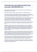 Colorado psi real estate practice test accurate 100&percnt;&lpar;RATED A&plus;&rpar;Colorado psi real estate practice test accurate 100&percnt;&lpar;RATED A&plus;&rpar;