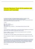  Elevator Mechanic Exam 2018 questions and answers well illustrated.