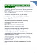 GNFN 510 Final questions correctly answered 2022 Updated Graded A&plus;