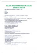 MIC 206 MIDTERM EXAM WITH CORRECT ANSWERS RATED A