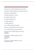 Telemetry Exam 39 Questions with Verified Answers&comma;100&percnt; CORRECT
