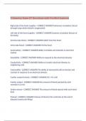 Telemetry Exam 87 Questions with Verified Answers&comma;100&percnt; CORRECT
