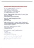 Telemetry Exam 77 Questions with Verified Answers&comma;100&percnt; CORRECT