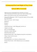 Ornamental & Turf Exam pack with complete solutions graded A&plus;