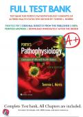 Test bank For Porths Pathophysiology 10th Edition Norris | 9781496377555 | All Chapters with Answers and Rationals